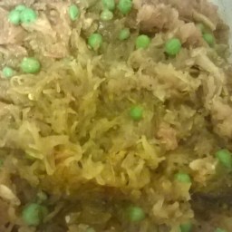 Spaghetti Squash Curry With Peas