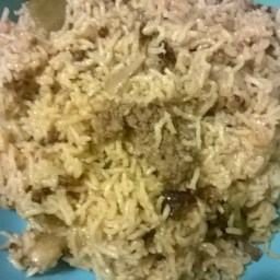 Arabic Beef Burger Rice
