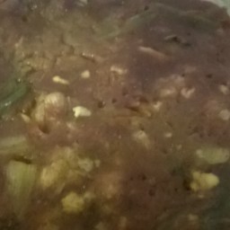 Microwaved Plantain Flour Moin Moin