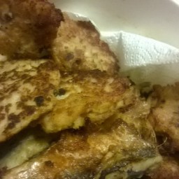 Sardines Fried In Chermoula Batter With Morccan Style Crab Cakes