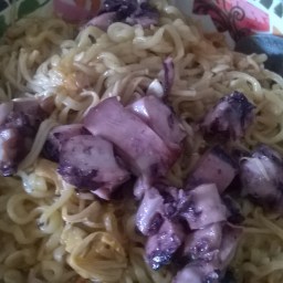 Spicy Noodles Fusion With Egusi