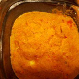 Bean Flour Moin Moin In The Microwave