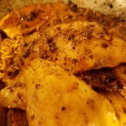 Suya Spiced Fish With Indomie  Noodles