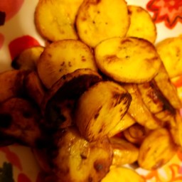 Dodo Or Tostones (Fried Ripe Or Unripe Plantains) Also Tatales