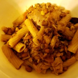 My African Fried Fish With African Beans And Pasta