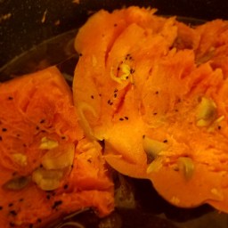 Baked Winter Squash Calabaza Squash