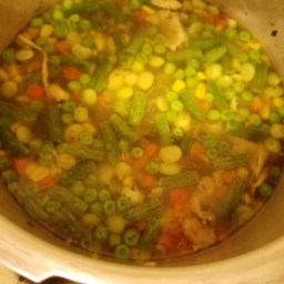 Chicken Soup With Vegetables And Either Noodle Or Rice Options