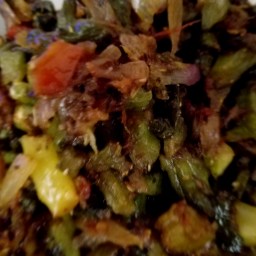 Karela Or Either Choonga (Hindko)  Pammanke (Pashto) Subsi