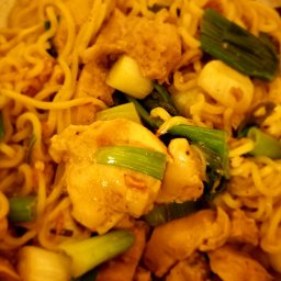 Noodles With Cod Livers 