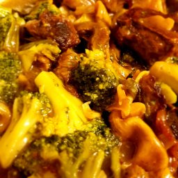 Broccoli Or Other  Vegetables  With Meat In A Nice Yummy Sauce