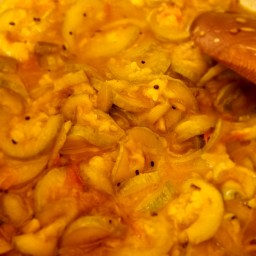 South Indian Zucchini Or Yellow Squash Curry