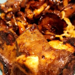 Teriyaki Beef Shortribs With Shiitake Mushrooms