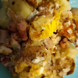 Hot Seafood  Potato Salad