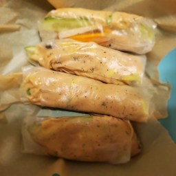 Tinned Fish Spring Rolls Etc.