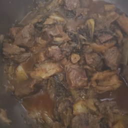 An Instant Pot Slow Cooked Dish For Red Meat Only