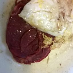 Bastrima And Fried Egg