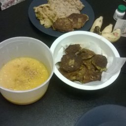 Celery Root In Orange  Juice and Watercress Pilaf