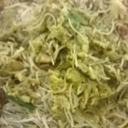 Squid Broccoli And Brown Rice Vermacelli